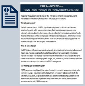 thumbnail image CORP employer contribution rates guide